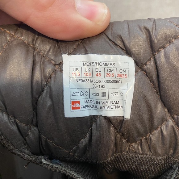 The North Face Snow‎ Boots Mens Size 11.5 Brown Leather Winter NF0A3314 Gorpcore main image 10